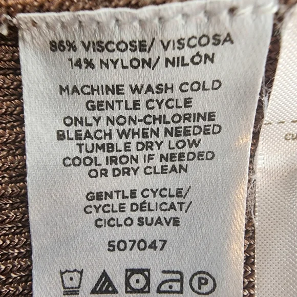 ANN TAYLOR NWTO,BEAUTIFUL BROWNISH/ DARK TAUPE DRESSY CARDIGAN SIZE XL